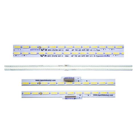 LG 49UH850V LED BAR , 6922L-0194A , 49" V16 AS1 2476 REV 1.2-1 R-Type, 49" V16 AS1 2475 REV 1.2 1 L-Type, LC490EQH-DJF1, LED BAR
