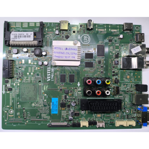 VESTEL 43UB9300, 17MB120 (23441312) ANAKART İLGİLİ RESİMLER